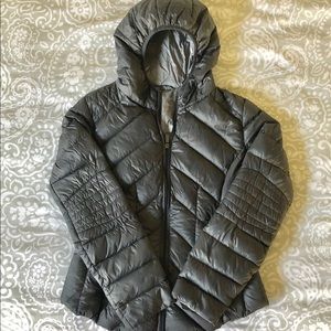 BCBGeneration Gray Puffer Jacket
